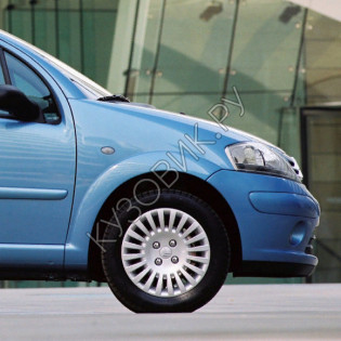 Крыло переднее правое в цвет кузова Citroen C3 1 (2002-2009)