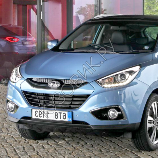 Бампер передний в цвет кузова Hyundai ix35 (2013-2015) рестайлинг Бампер передний в цвет кузова Hyundai ix35 (2013-2015) рестайлинг