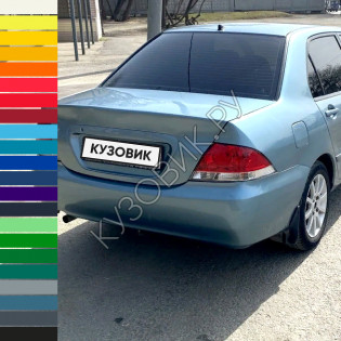 Бампер задний в цвет кузова Mitsubishi Lancer 9 (2000-2006) без отверстий