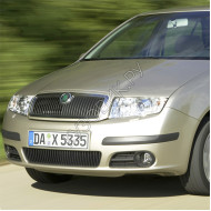 Бампер передний в цвет кузова Skoda Fabia 1 (2004-2007) рестайлинг